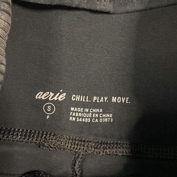 Aerie Heathered Gray Leggings size Small - Picture 2 of 8